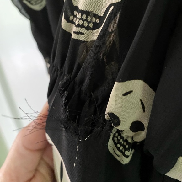 hi-low Skull dress, Akira Chicago - Picture 6 of 6